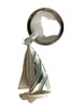 Brighton Silver Sailboat Key Ring