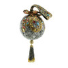 Mary Frances Adornment Christmas Ball Ornament Purse Hand Bag