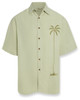 Bamboo Cay Single Palm Tree Camp Shirt