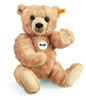 Steiff Rocky Fully Jointed Stuffed Curly Plush Beige Bear