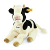 Steiff Luise Soft Plush Stuffed Black & White Cow