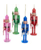 Kurt Adler Bright Colored Metallic Nutcracker Ornament