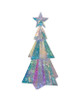 Kurt Adler Magical Iridescent Holographic Lighted Tabletop Christmas Tree