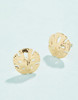 Spartina 449 Gold Sand Dollar Stud Post Earrings