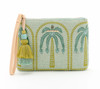 Spartina 449 Richmond Hill Carina Sea Foam Palms Wristlet Clutch Purse
