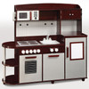 Guidecraft Espresso All In One Modern Play Kitchen