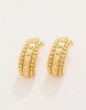 Spartina 449 Dappled Gold Hoop Earrings