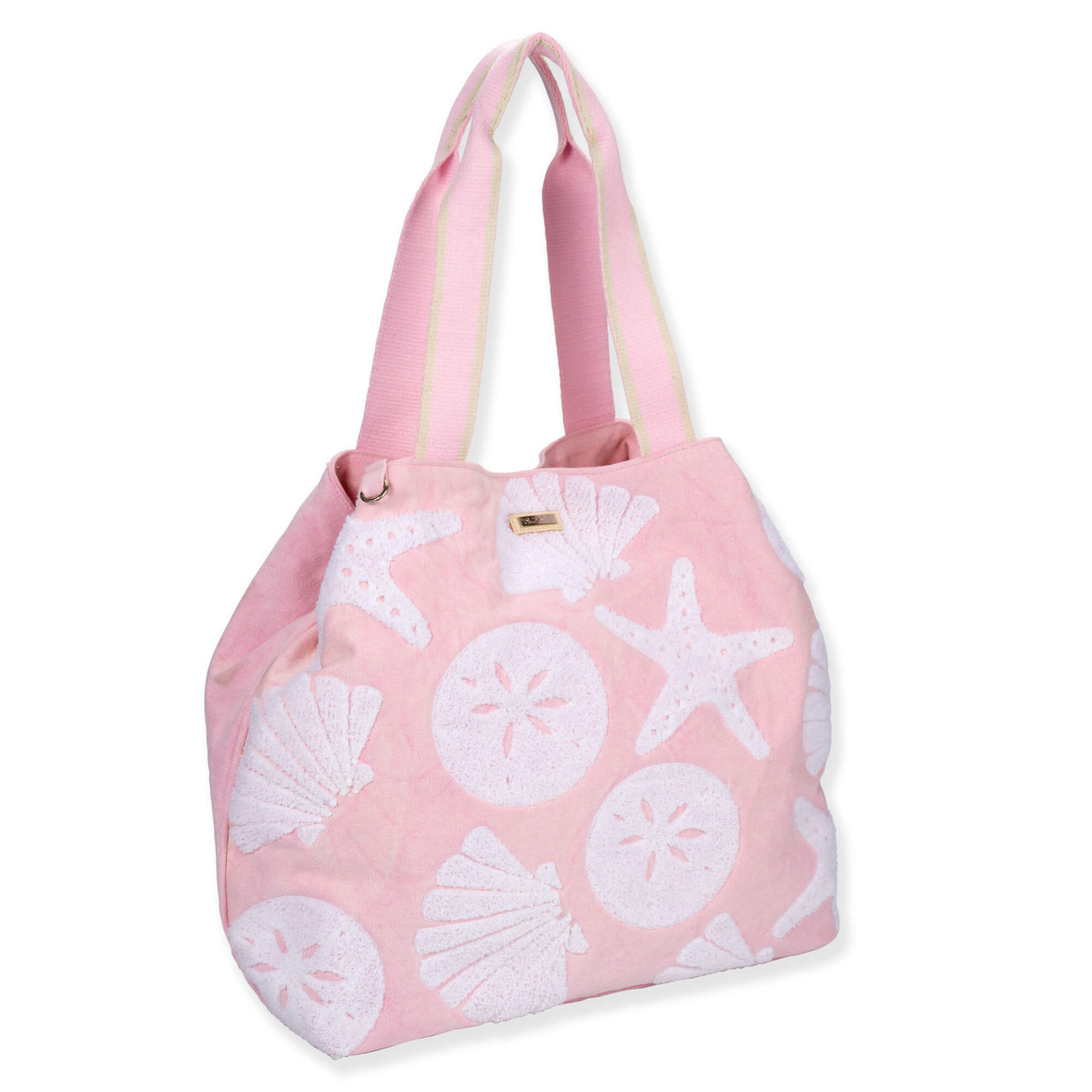 Soft Shell Totes Sun N Sand Mixed Shells Gap Tote Beach Bag - Beach House Gift Boutique