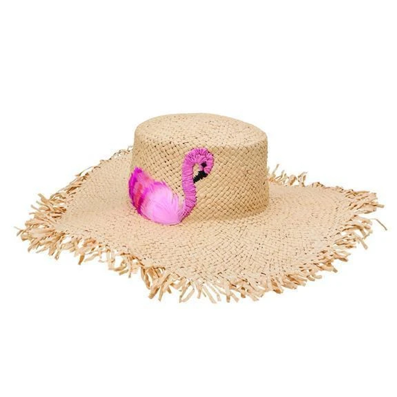 Flamingo Straw Hat