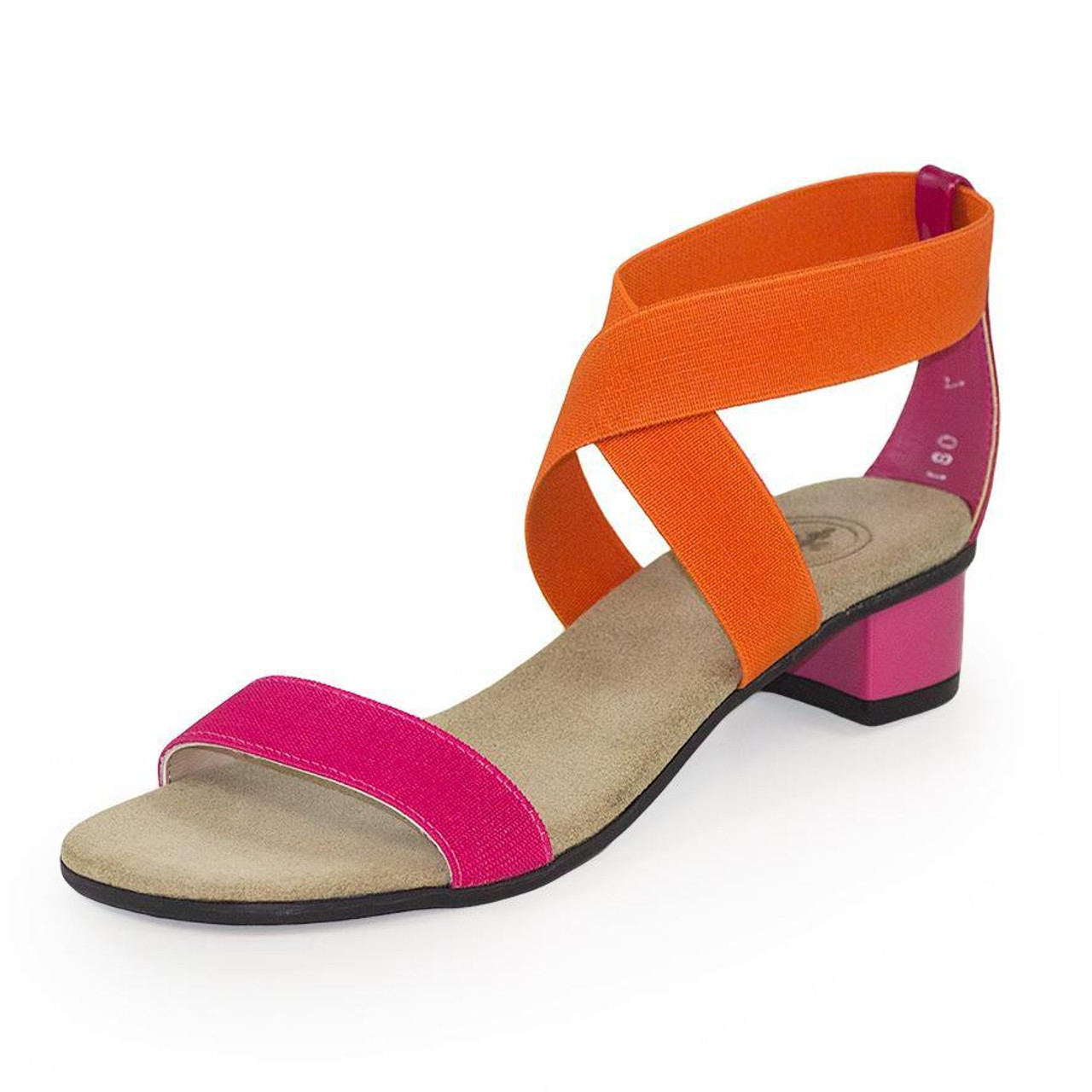 Sandals Hirica Agatha corail