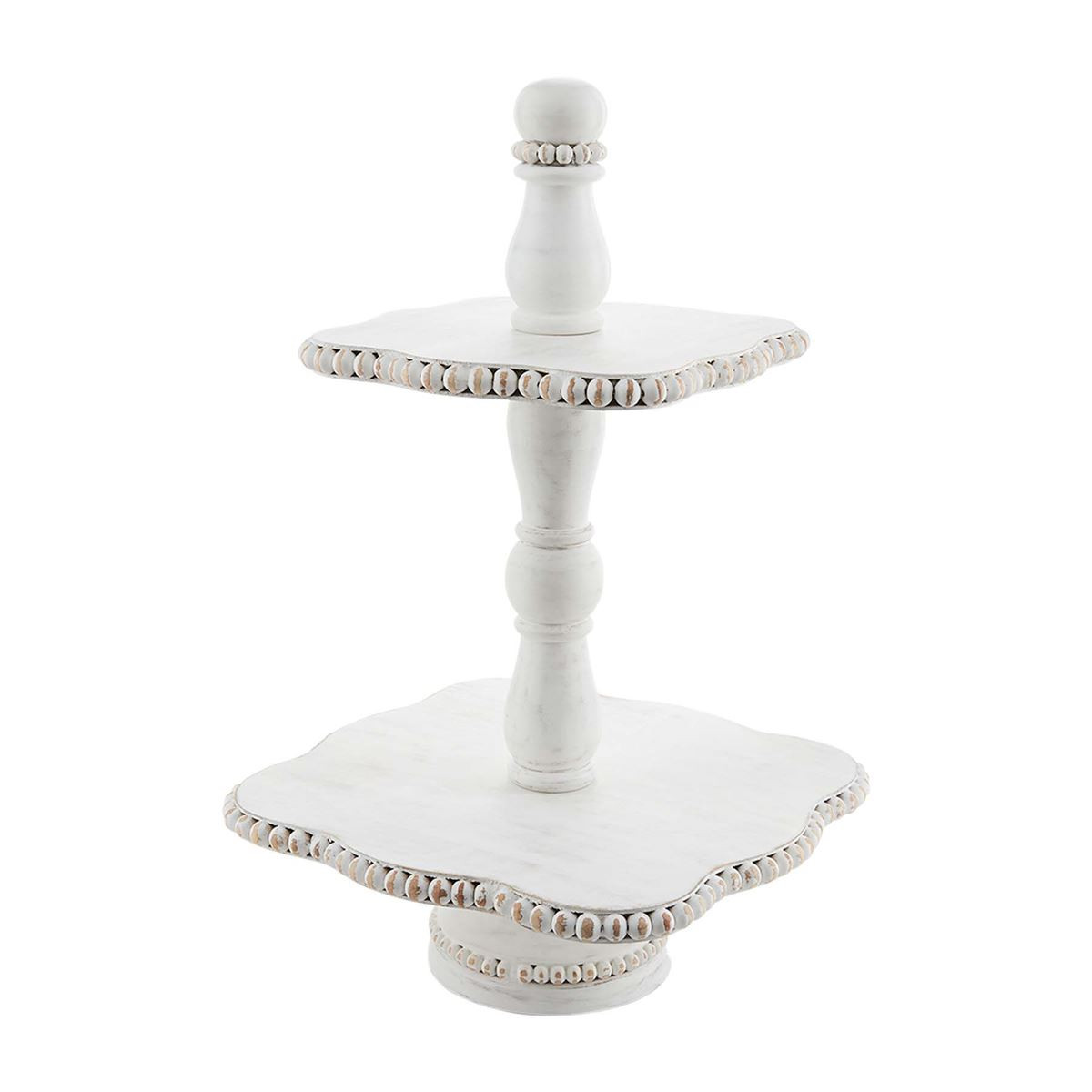 Mud Pie Beaded Tiered Server - Thumbnail 5
