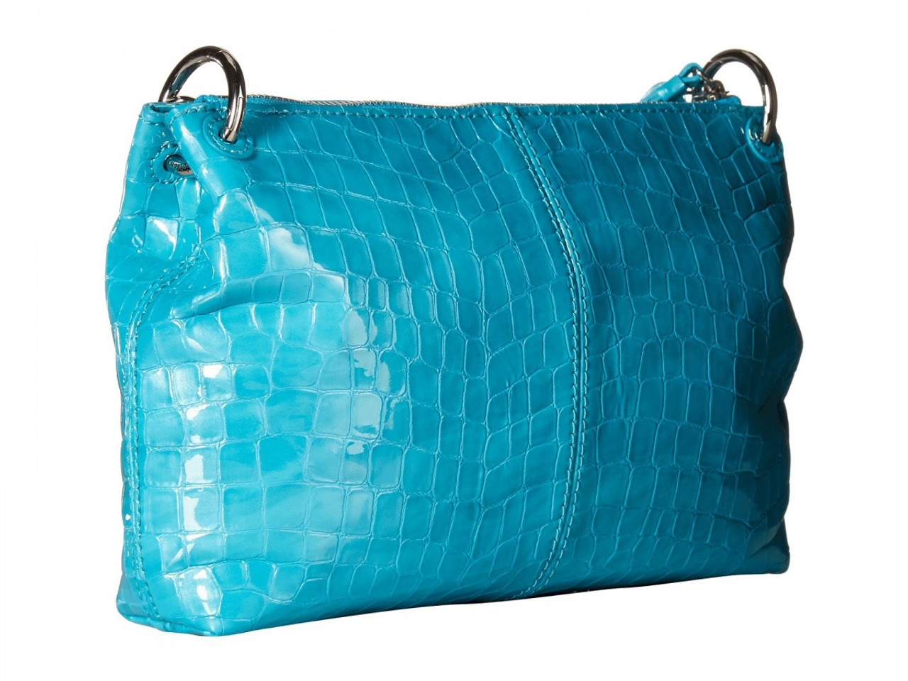 Brighton, Bags, Brighton Blue Crocodile Leather Satchel