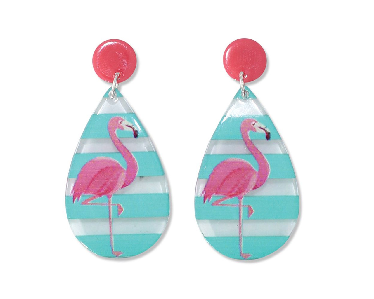 Waterbird Beaded Fringe Earrings