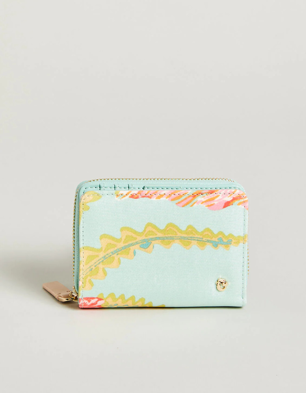 Spartina 449 Sea Foam Tropical Floral Queenie Mini Wallet - Beach