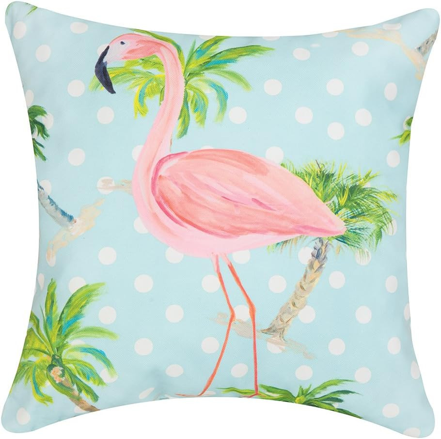 C & F Home Palm Beach Flamingo Pillow