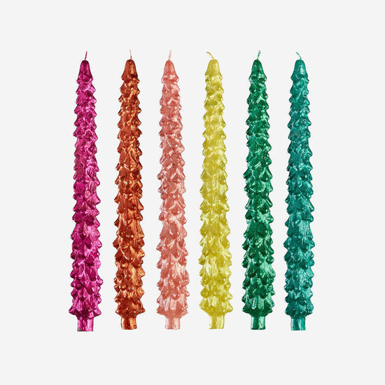 One Hundred 80 Degrees Pine Tree Taper Candle