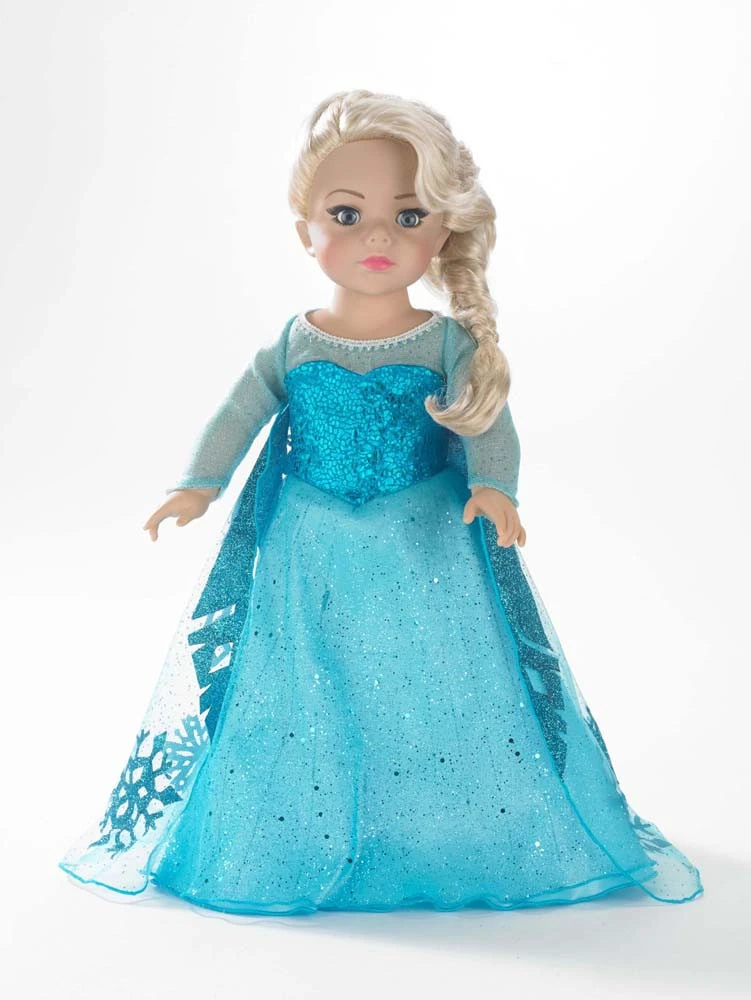 green emerald velvet dress Disney Frozen Fever Birthday Party Elsa Doll : Amazon.co.uk: Toys & Games