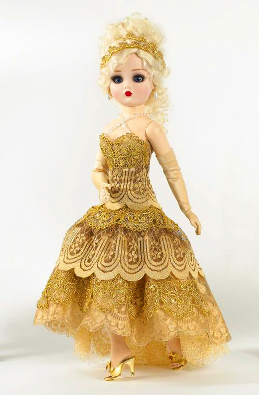 Madame Alexander Brilliant Cascade Gold Cissy 21