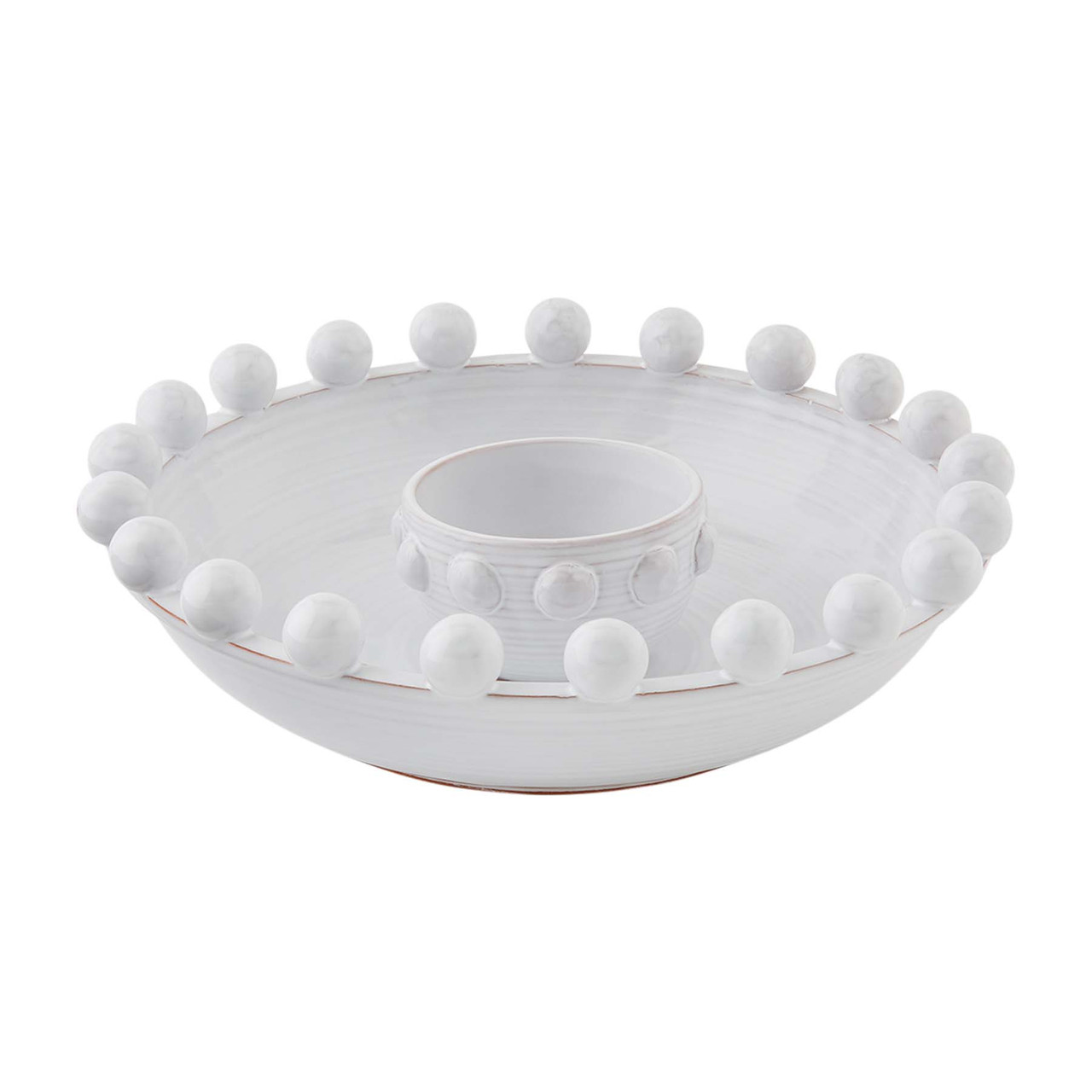 Mud Pie Beaded Serving Bowl - Thumbnail 2