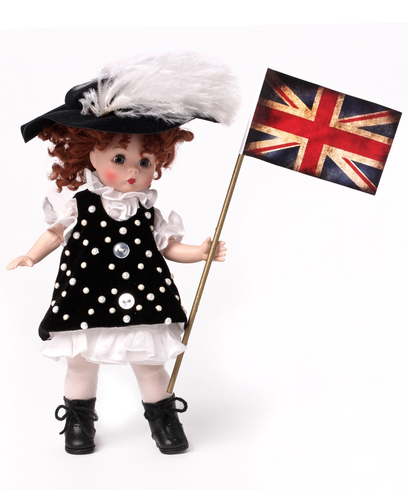Madame Alexander England Britain British Flag Girl 8