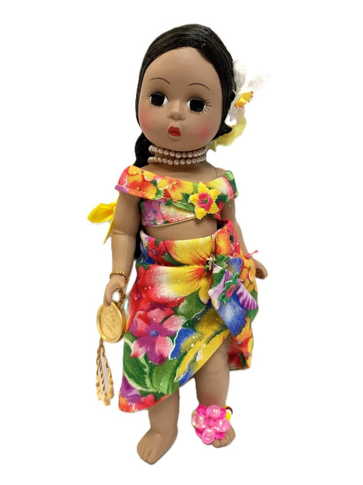 open lace back dress Mia Belle Girls Polynesian Princess Inspired Dress main image 0
