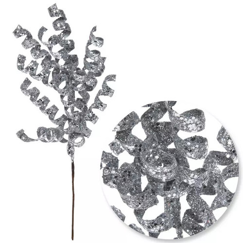 Spiral Curl Glitter Sparkles Spray Picks
