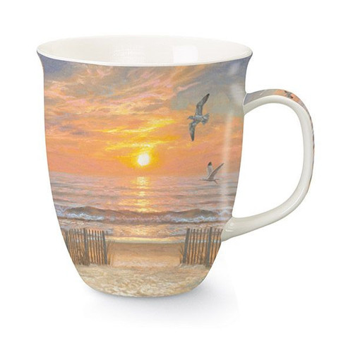 Sunset Beach Photographic Image Harbor Mug