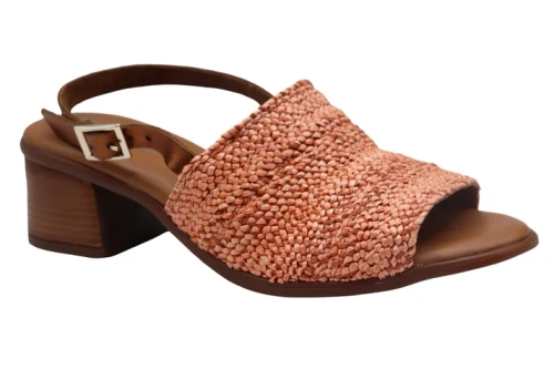 Eric Michael Rafa Low Heel Woven Slingback Sandal