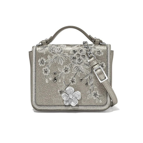 Brighton Kyoto In Bloom Sakura Embroidered Crossbody MIYA Flap