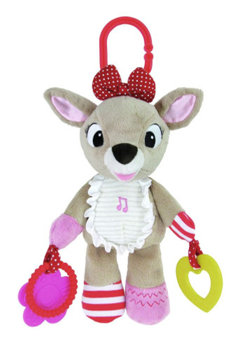 Kids Preferred Rudolph Plush Clarice Reindeer Teether Toy