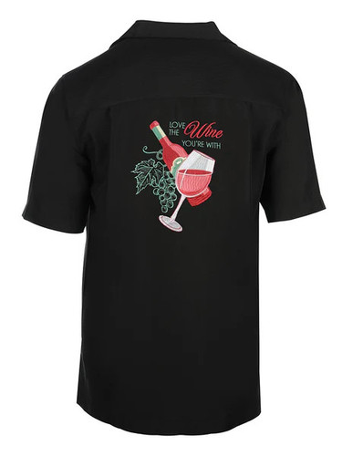 Weekender Wine The One You Are With Men's Short Sleeve Shirt