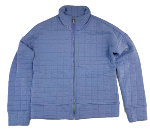 Beachtime Soft Quilted Zip Front High Neck Jacket