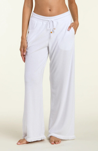 La Blanca Wild Nomad White Pull On Beach Pants