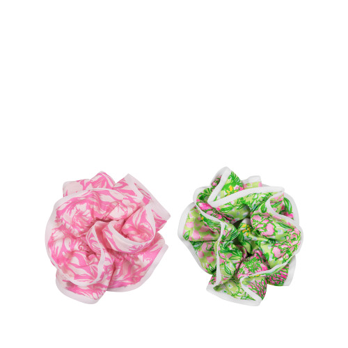 Lilly Pulitzer Layered Ruffle Hair Scrunchie Set