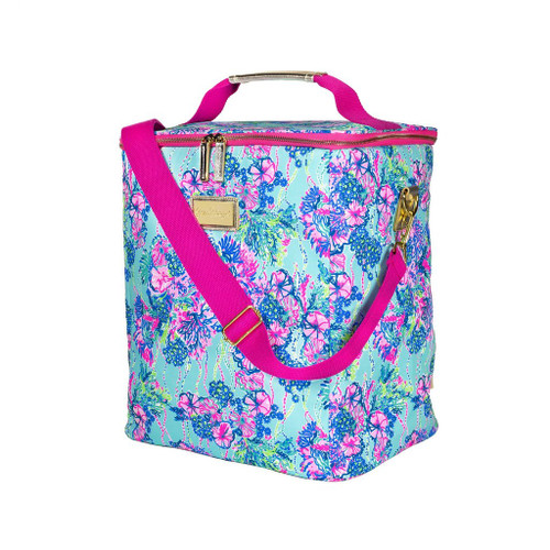 Lilly Pulitzer Wine Bottle Cooler Carrier Bag Beach You To It