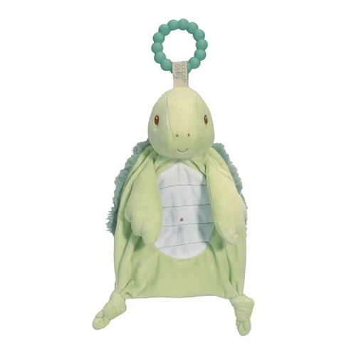 Douglas Baby Kai Green Turtle Infant Lil Teether Toy