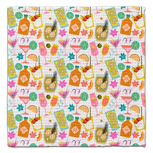 CJ Bella Spring Break Cocktails Eco-Friendly Wash Cloth
