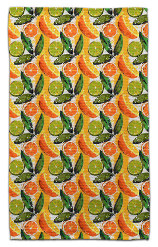 CJ Bella Oranges Limes Eco-Friendly Towel