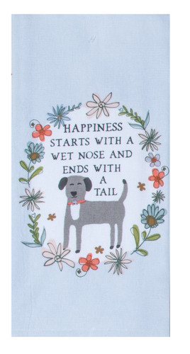 Kay Dee Dog World Happiness Dual Purpose Kitchen Towel