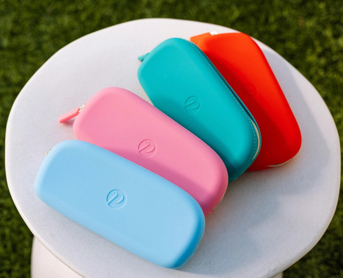 Peepers New Colors Silicone Eyewear Zippered Pouch Case