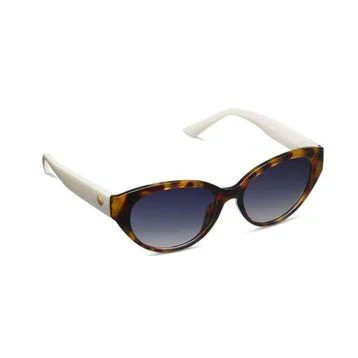 Peepers En Route Color-Block Tortoise/White Arms Polarized Sunglasses