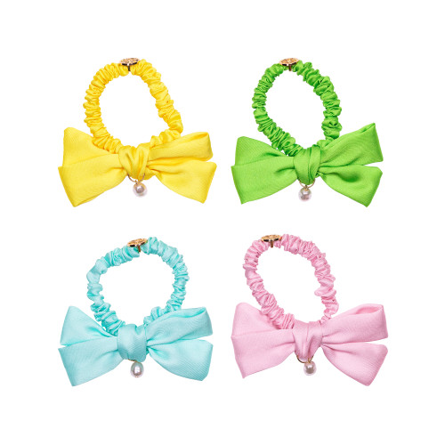 Lilly Pulitzer Bow Mini Scrunchie Set of 4