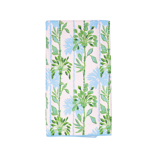 Lilly Pulitzer Waffle-Check Microfiber Tea Towel