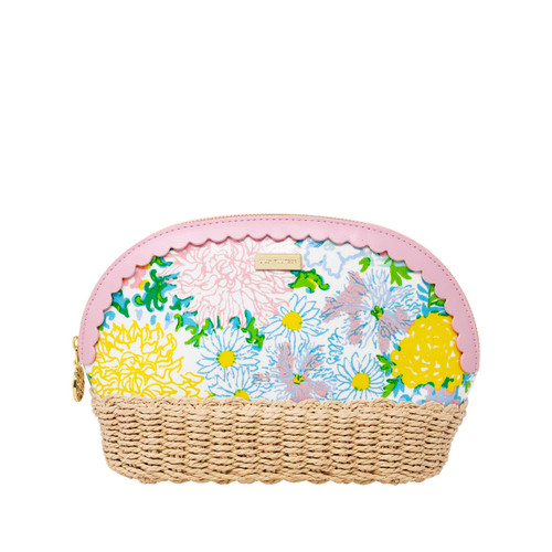 Lilly Pulitzer Raffia Pouch