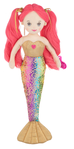 Ganz Tallulah Metallic Shimmer Cove Cloth Mermaid Doll