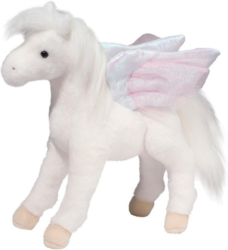Douglas Jewel Pegasus Stuffed Sparkle Wings White Horse
