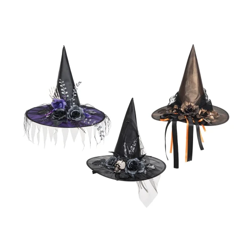 Gallerie II Floral Shimmer Witch Hat