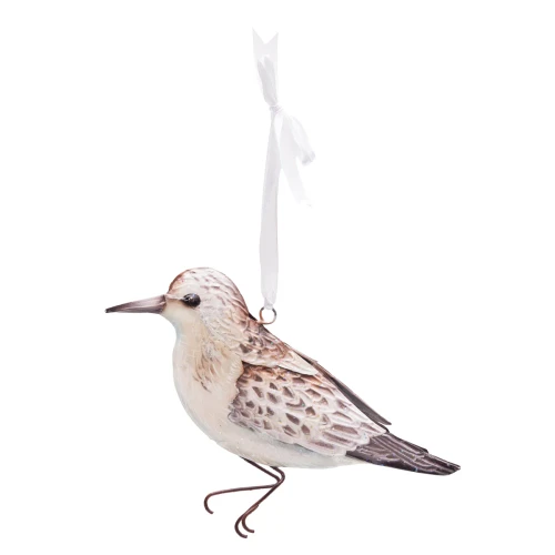 Gallerie II Sandpiper Bird Metal & Capiz Shells Ornament