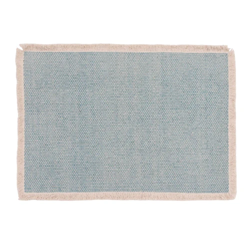 C & F Home Fringed Woven Sea Glass Reversible Rectangle Placemat