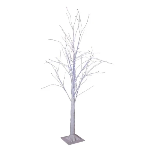 Kurt Adler Winter White Fairy LED Lighted 4' Slim Christmas Twig Tree